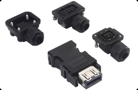 Applicable Mitsubishi servo drive encoder motor power cable connector SM-10P Mitsubishi 2/4/9P connector