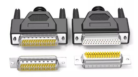 DB44 44-Pin Servo Motor Connector with 1000V Voltage Rating Silver and Gold Plated Contacts Moog ITT Standard