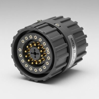 Moog ITT Servo Motor Connector with 18-24 AWG Wire Gauge Silver Pin Golded Pin for Panel Mount or Cable Mount