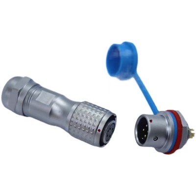 Quickly Assembly 6 Pin Servo Connector / Outside Electric Cable Connector