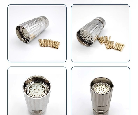 Servo cable connector M23 M40  E P type 17pin 12pin