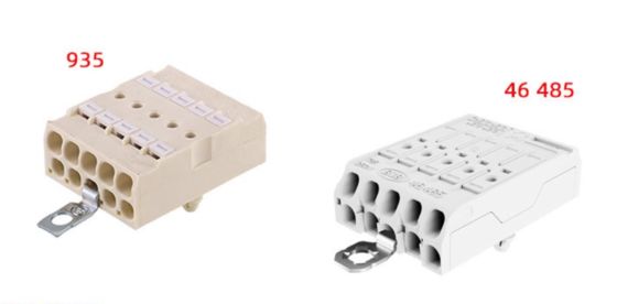 LED Light Connector 450V 24A Insert Type White