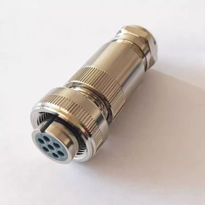 Servo Motor Connector with Operating Temperature -40℃ to +105℃ for Industrial Automation and 18-24 AWG Wire Diameter 3-12