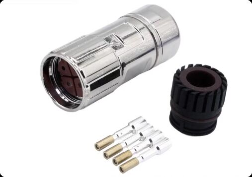 Applicable to Siemens V90 servo power line straight plug 4-core connector 6FX2003-0LL13/0LL13