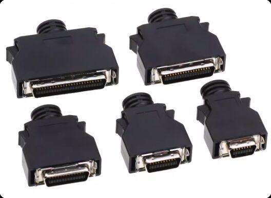 Latch-Type Servo Motor Connector Moog ITT SCSI MDR for Industrial Automation