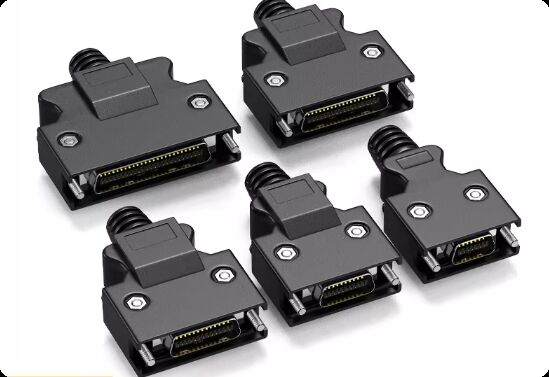 All-gold SCSI Connector 20/26/50-pin 50P Plug for Servo Motor with Moog ITT Compatibility