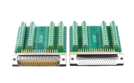 Solderless DB50 Servo Motor Connector with 50-Pin Configuration for Industrial Automation
