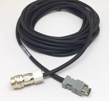 Yaskawa Servo Motor Encoder Cable with 1000V Voltage Rating Silver Gold Plated Contacts for Panel or Cable Mount