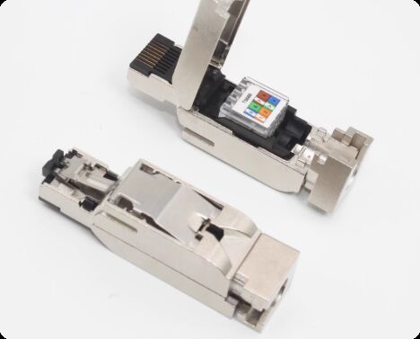 Siemens RJ45 Servo Motor Connector with Silver and Gold-Plated Pins for Industrial Ethernet Applications