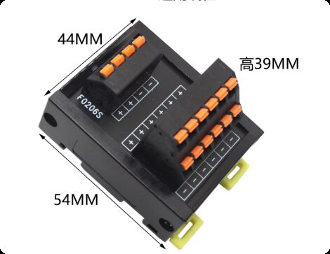 Servo Motor Connector Terminal Block Splitter with 10PIN Insulation Resistance 1000V Voltage Rating for Industrial Automation