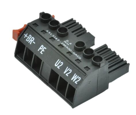 3-30A Current Rating Silver/Gold Plated Pins Servo Motor Power Connector for Industrial Automation SINAMICS S120C/D