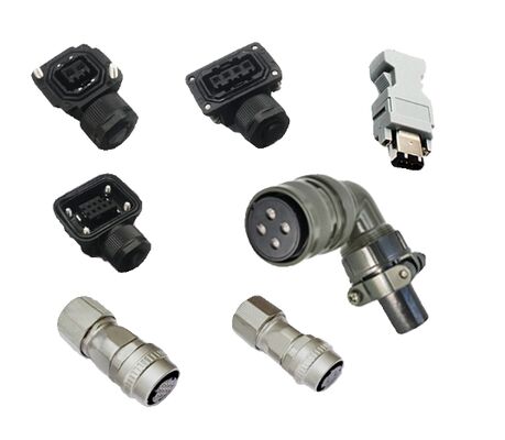 6FX2003 Servo Motor  Rating and Silver Gold Plated Pins for Panel or Cable Connector M23 4PIN 6PIN 8PIN