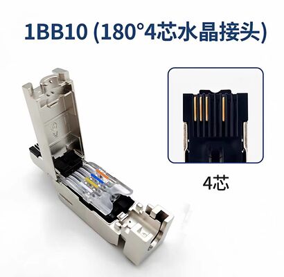 6FX2003 Servo Motor Connector with Silver and Gold Plated Pins for Profinet Network in 4-Core to 17-Core Options and 1000V Rating