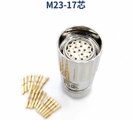 M23 Aviation Plug 623 Connector Servo Signal Feedback Encoder Female 12-Pin 17-Pin Cable Connector