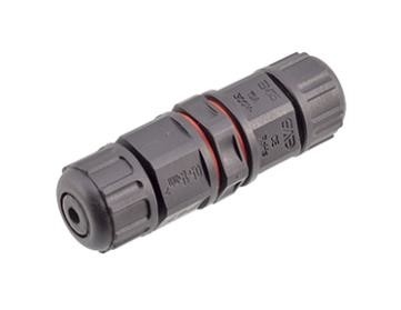 Konektor Tahan Air Konektor Kabel Pin Emas IP67 PA66